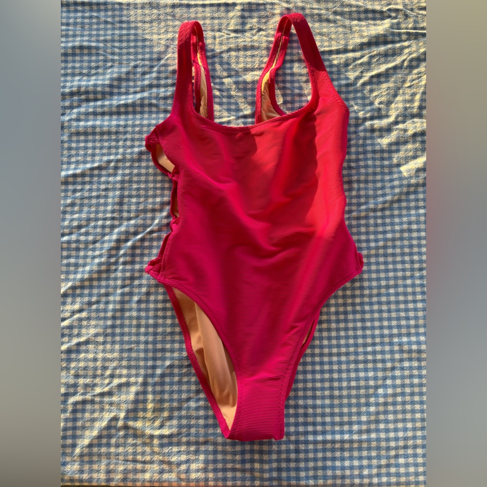 J.Crew Pink One-Piece Swimsuit